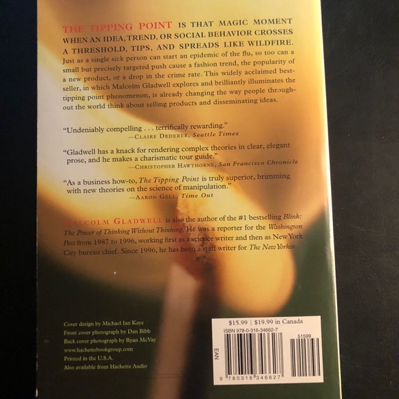 The tipping point book by Malcolm Gladwell - Picture 2 of 3